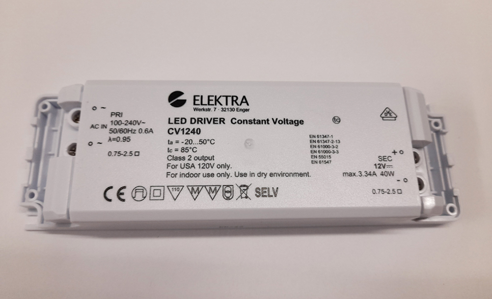 Trafo 40 W 12 Vdc