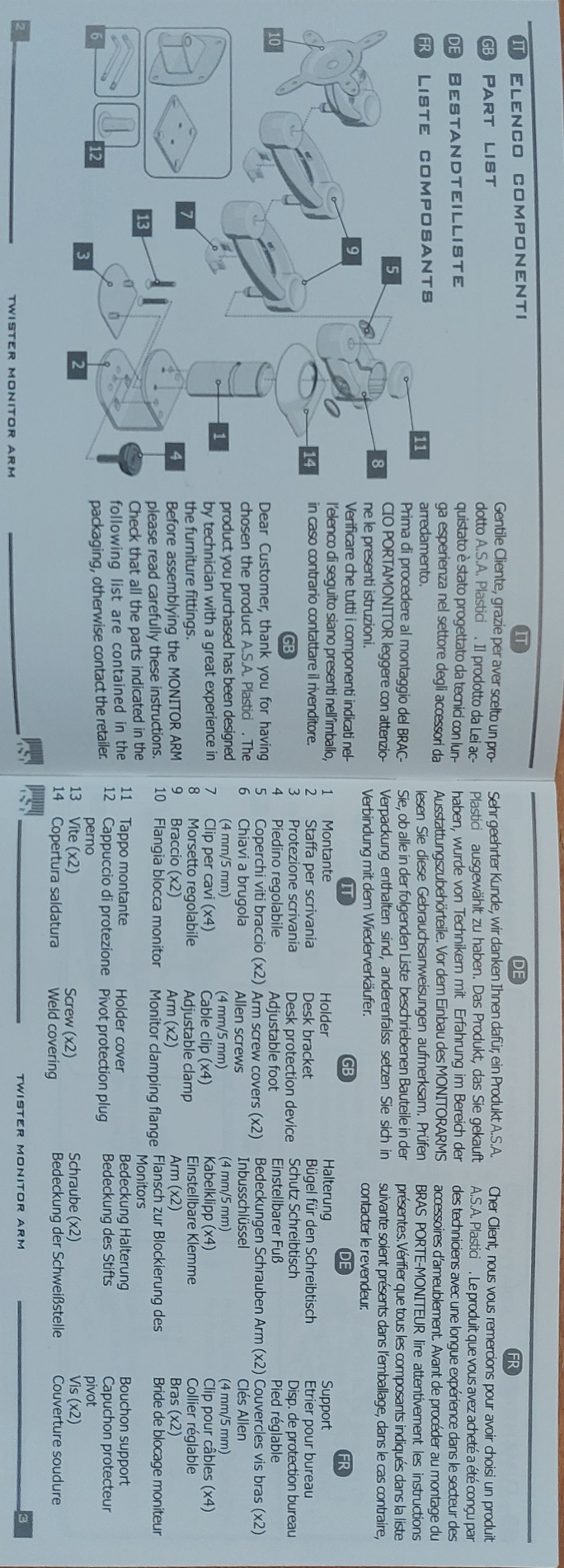 Držák LCD monitoru