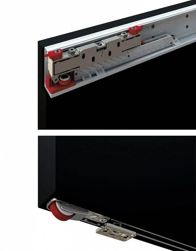 Kování pro posuvné dveře se skrytým posuvem TERNO MAGIC 2 - pro dveře 800 - 1800mm