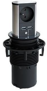 Bachmann ELEVATOR 1 x 230V, 2xUSB 928.020