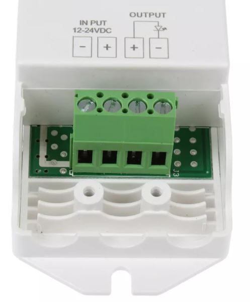 Jednokanálová řídící jednotka 15A pro dálková ovládání a PUSH-DIM vypínač