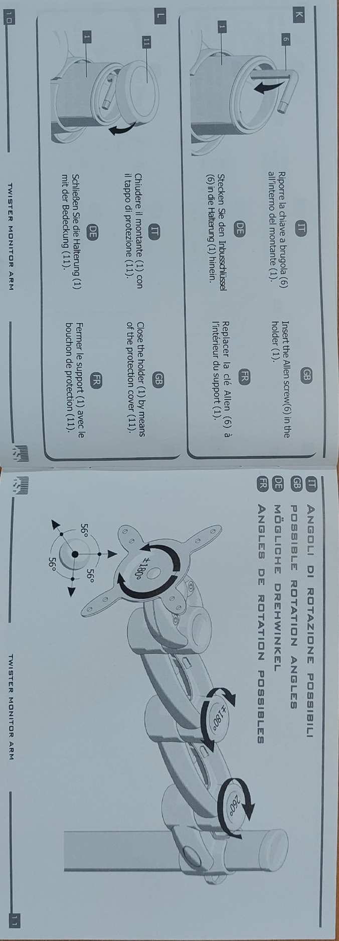 Držák LCD monitoru