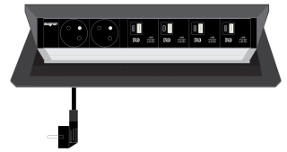 Magnat BOX 2x230V,4x USB A+ C
