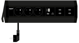 Magnat STICK 3x230V, 1xUSB A+C,4xUSB C DATA